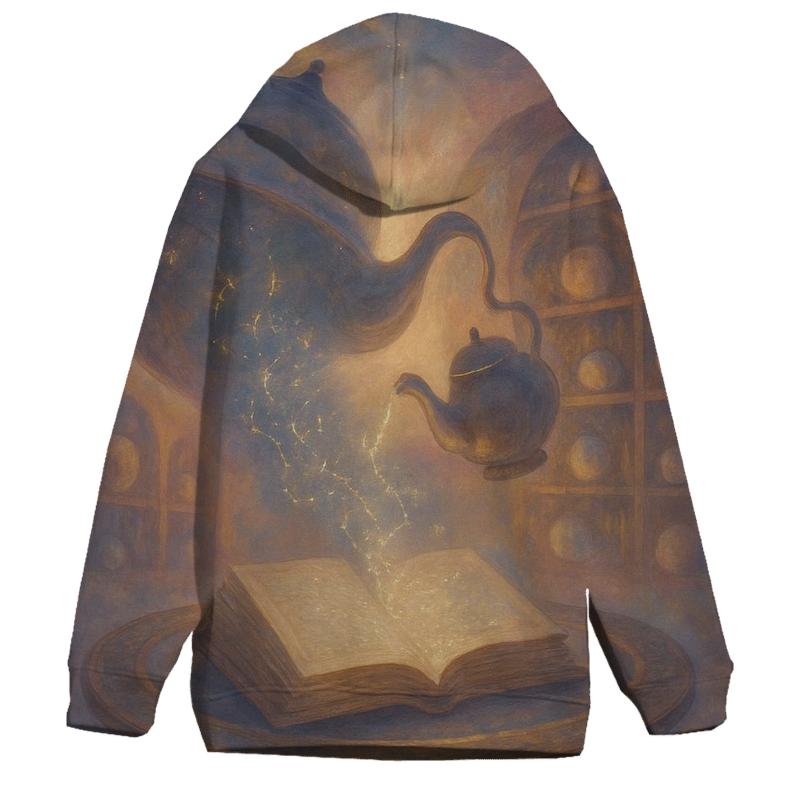 Celestial Tea Of Ages embroidered hoodies