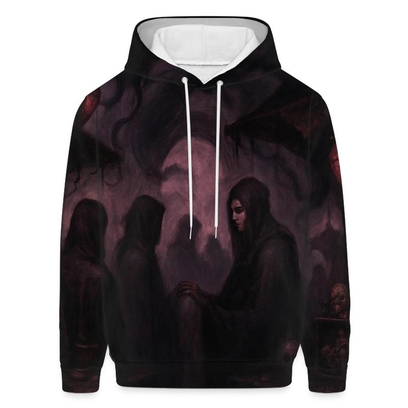 Ghoul Market Midnight graphic hoodies