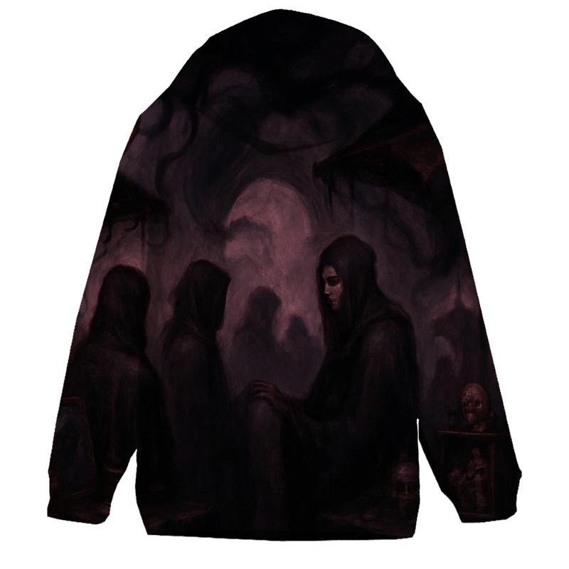 Ghoul Market Midnight graphic hoodies