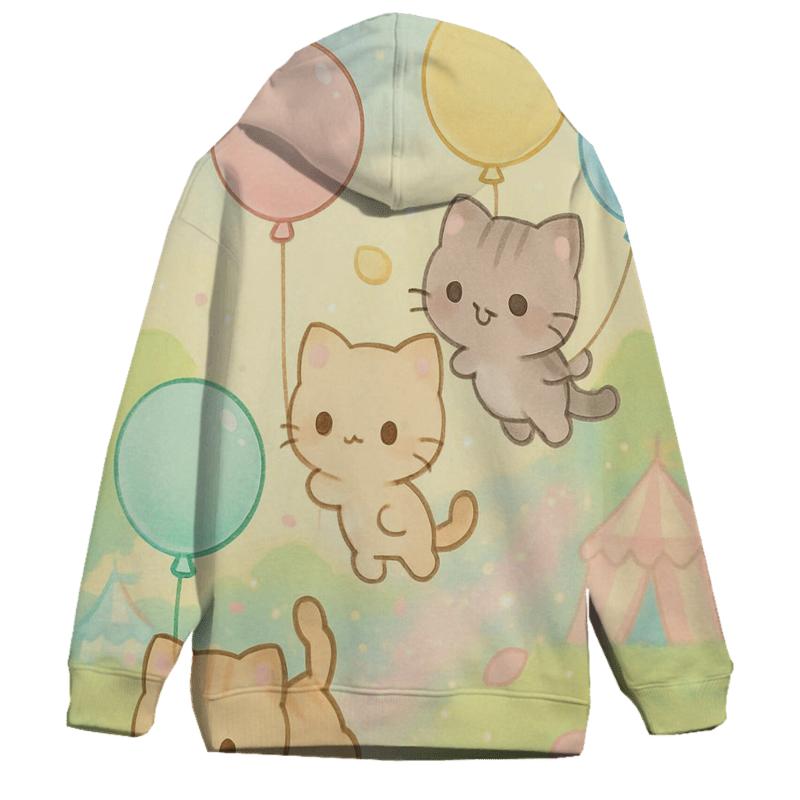 Balloon Parade Kittens heavyweight hoodies