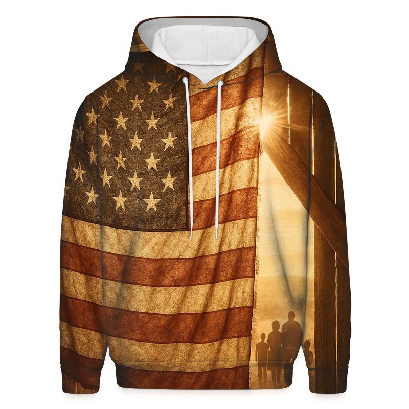 Rustic Reunion Banner graphic hoodies