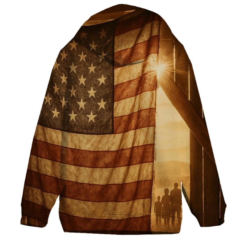 Rustic Reunion Banner graphic hoodies