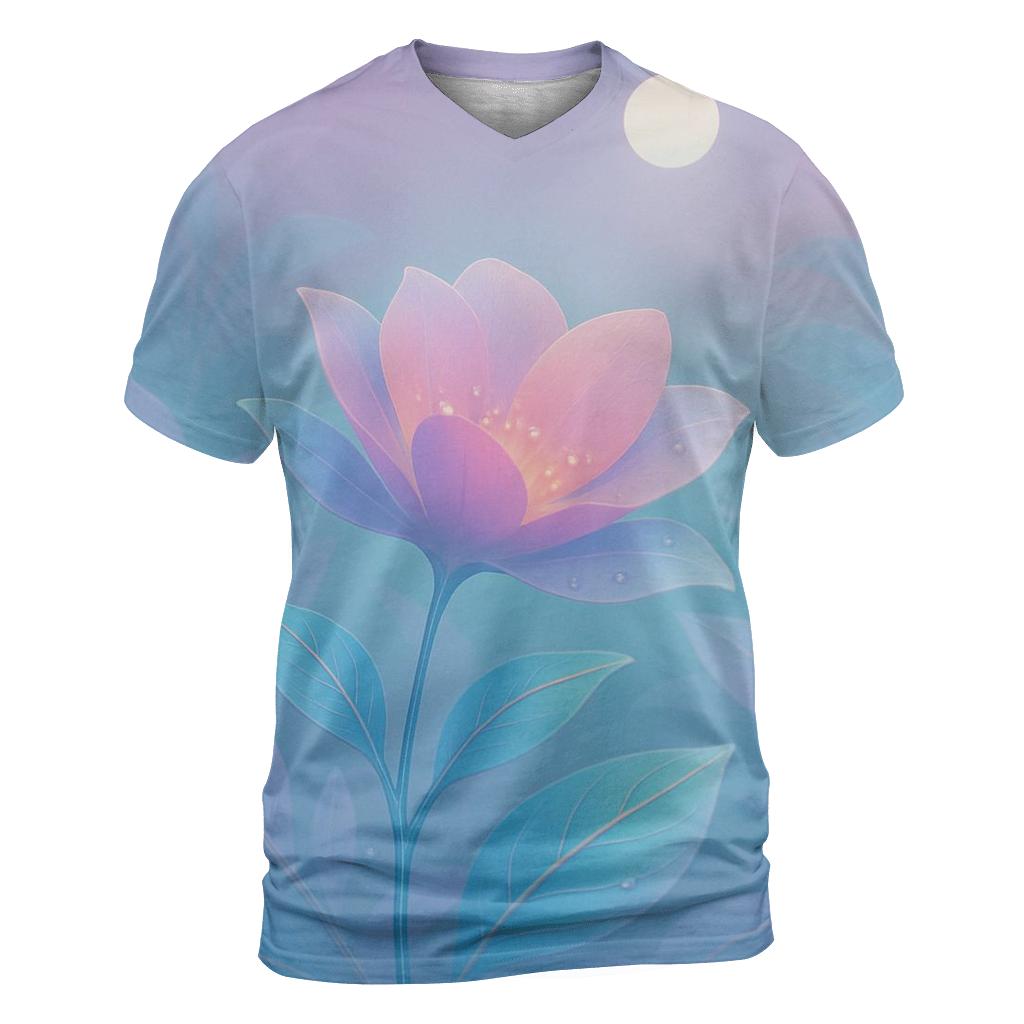 Moonlit Gradient Gardens personalized full print shirts