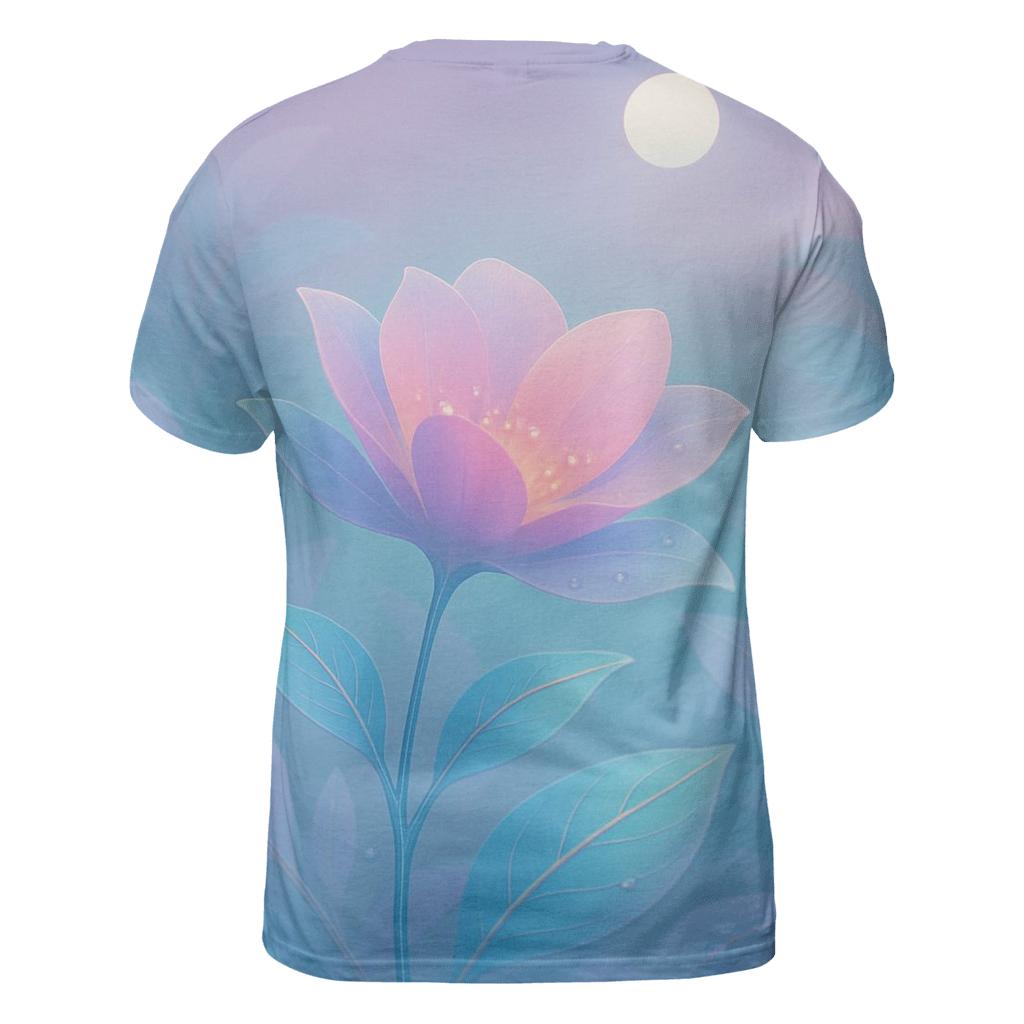 Moonlit Gradient Gardens personalized full print shirts