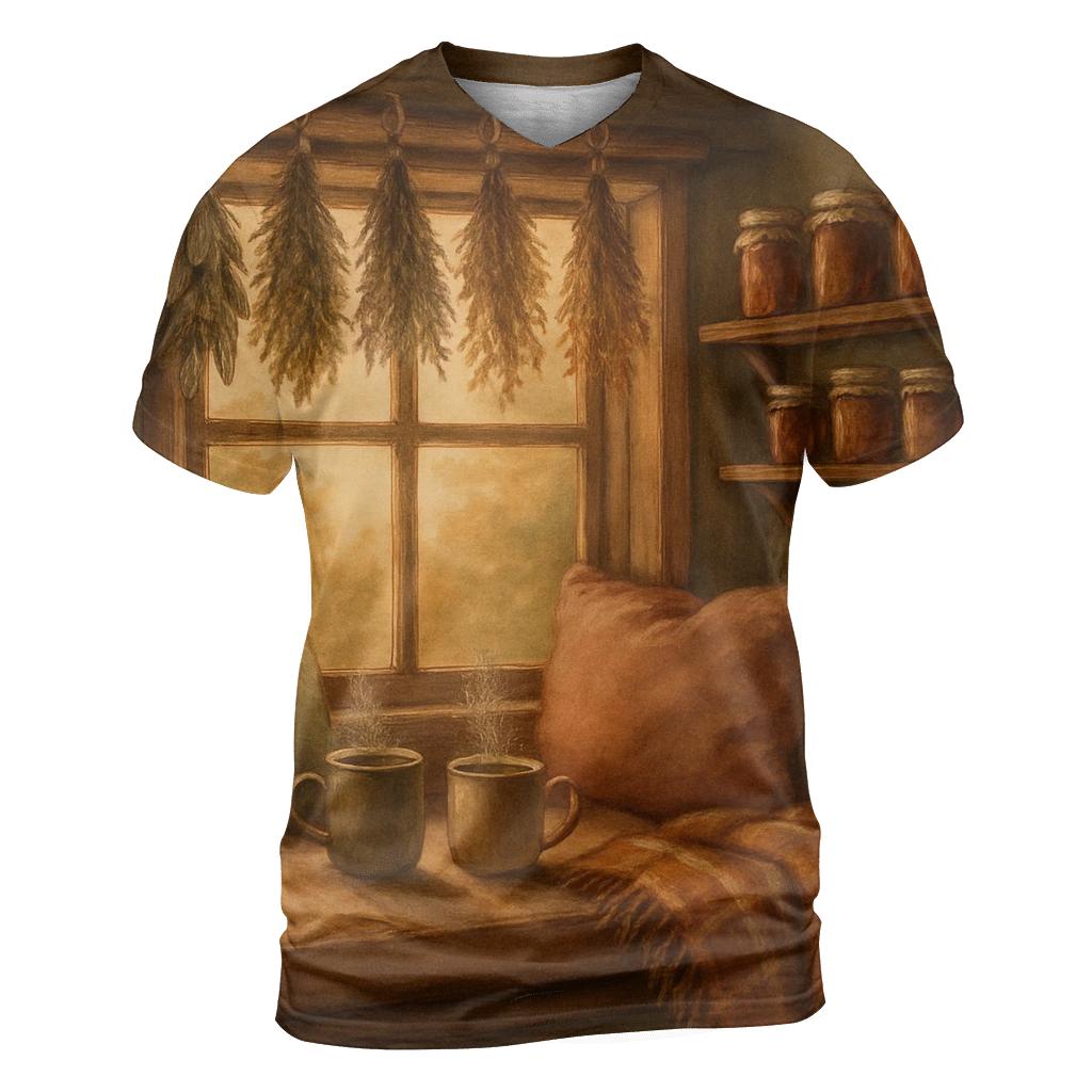 Cottagecore Harvest Nook statement graphic shirts