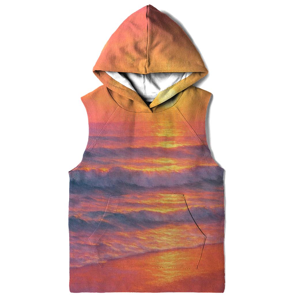 Coral Horizon Drift lightweight hoodies