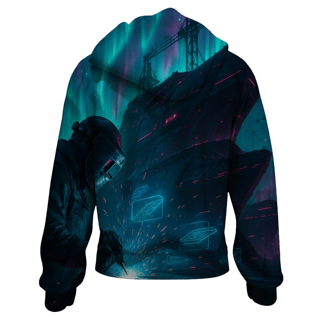 Aurora Shipwright graphic hoodies