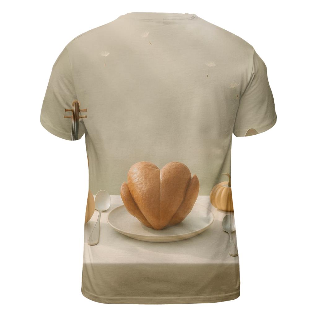 Harvest Orchestra Table artistic all-over print tops