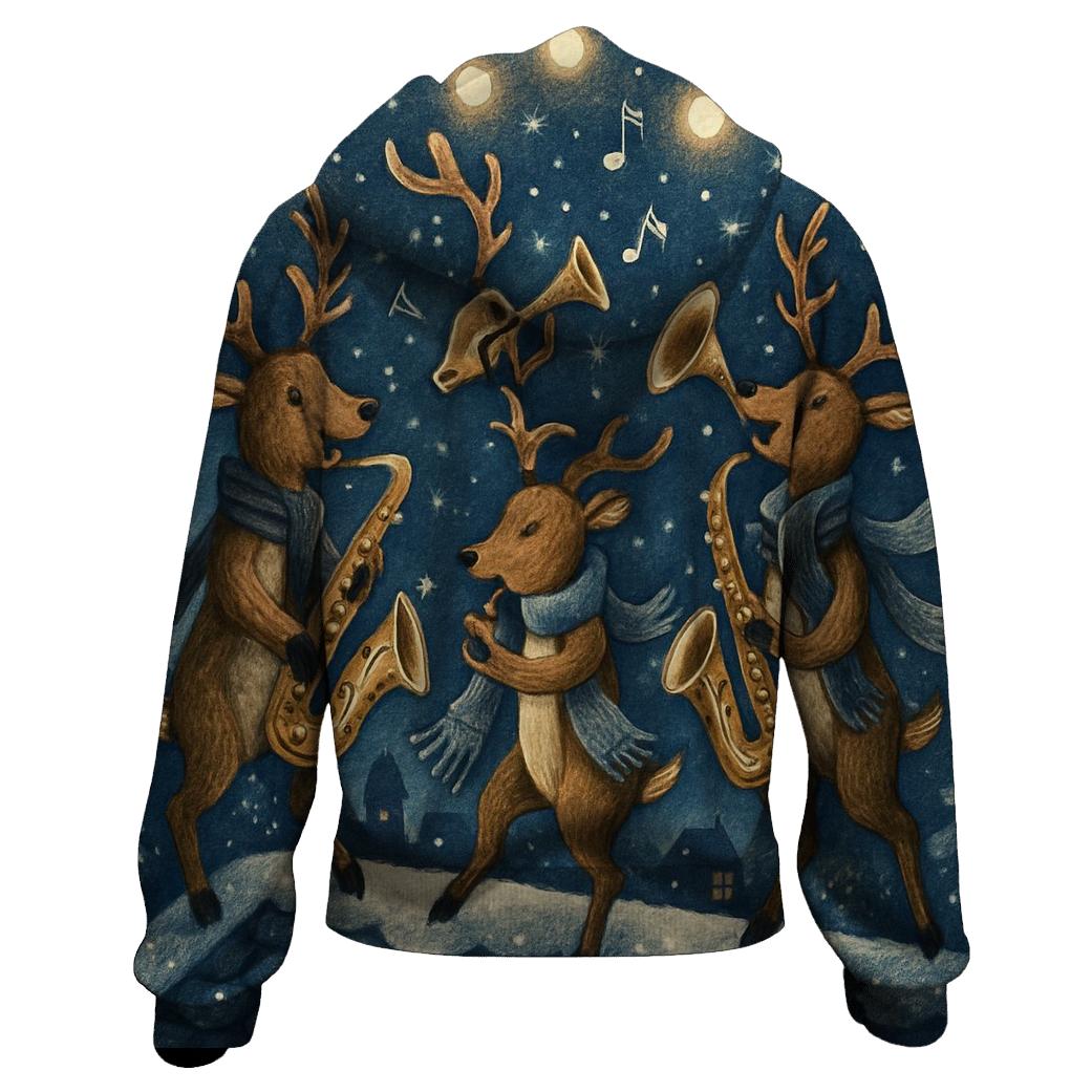 Reindeer Jazz Night hoodie styles