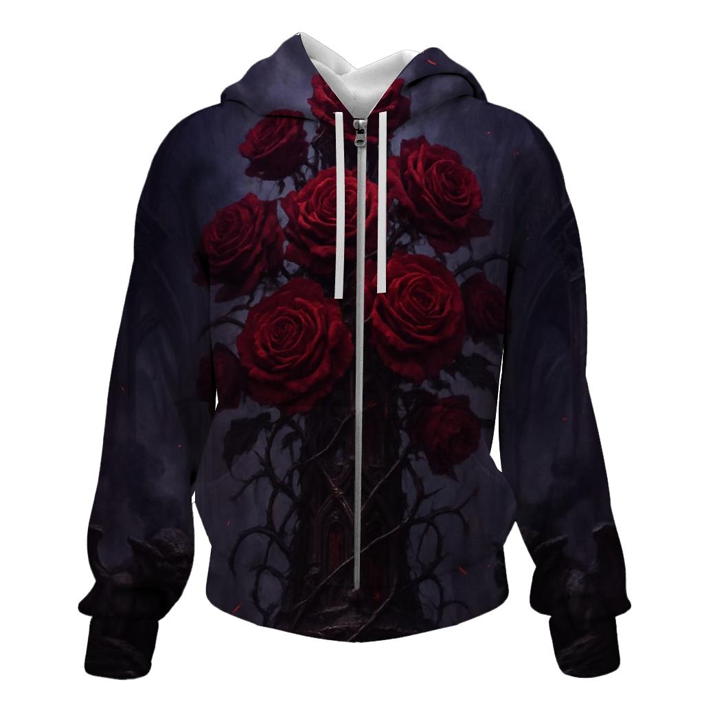 Bleeding Rose Basilica hoodie styles
