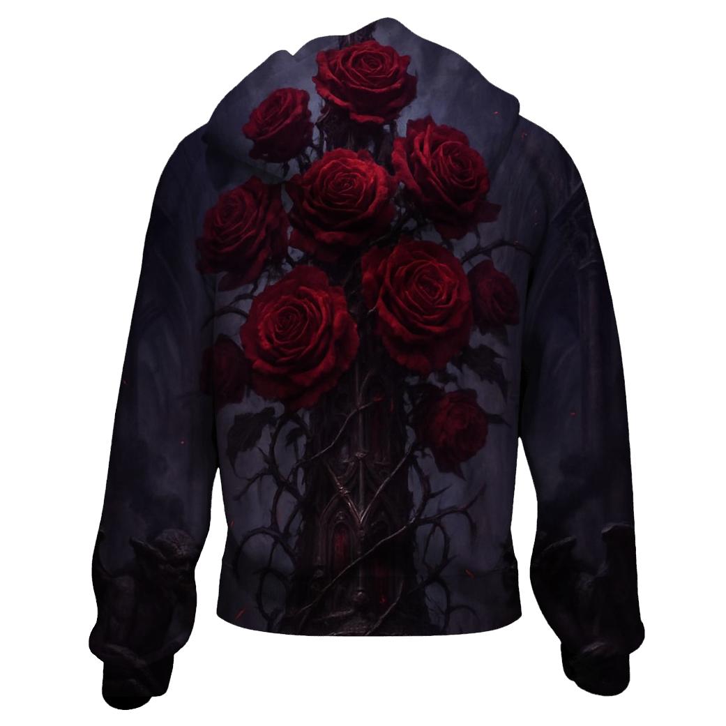 Bleeding Rose Basilica hoodie styles
