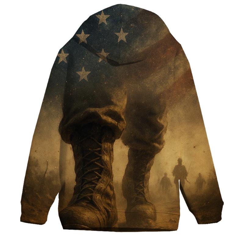 Trail Of Honor embroidered hoodies