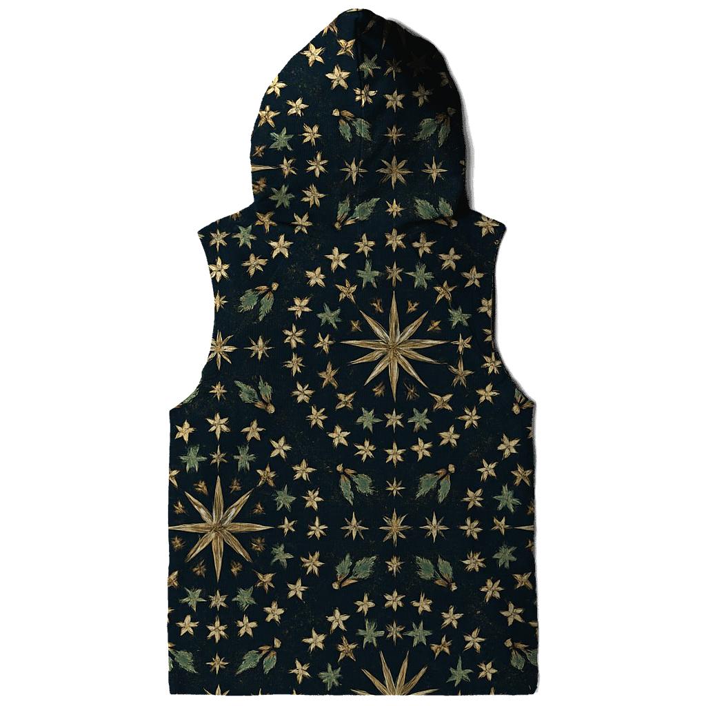 Golden Star Radial On Navy Blue Background hoodie trends