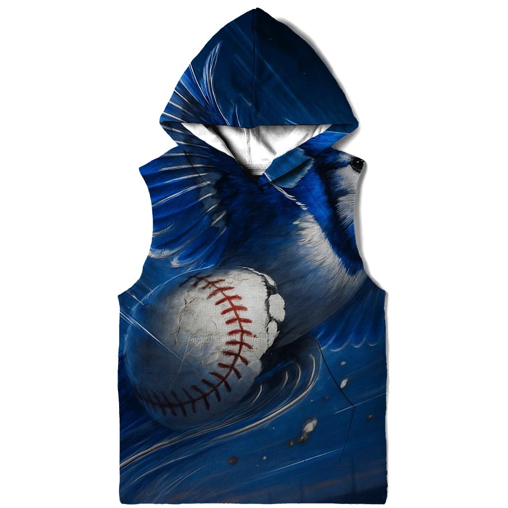 Blue Jays Flight Trail printed hoodies