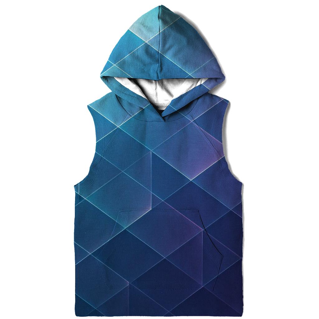 Chromatic Geometry Field graphic hoodies