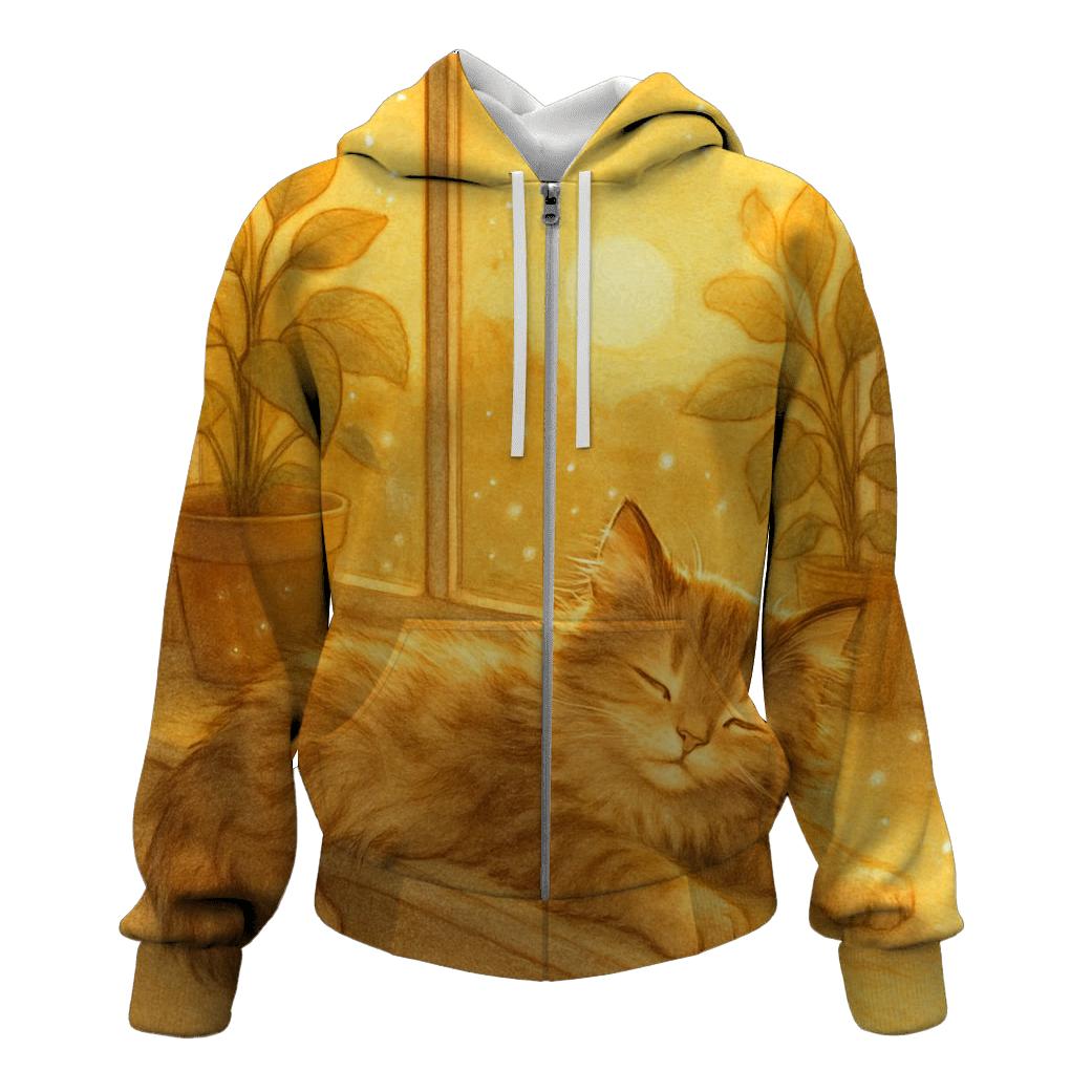 Sunbeam Window Catnap designer hoodies