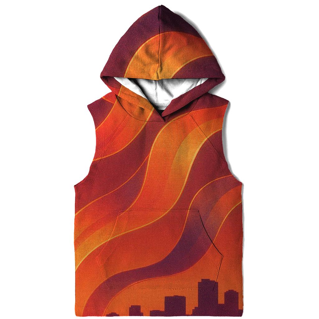 Velvet Sunset Ribbons embroidered hoodies