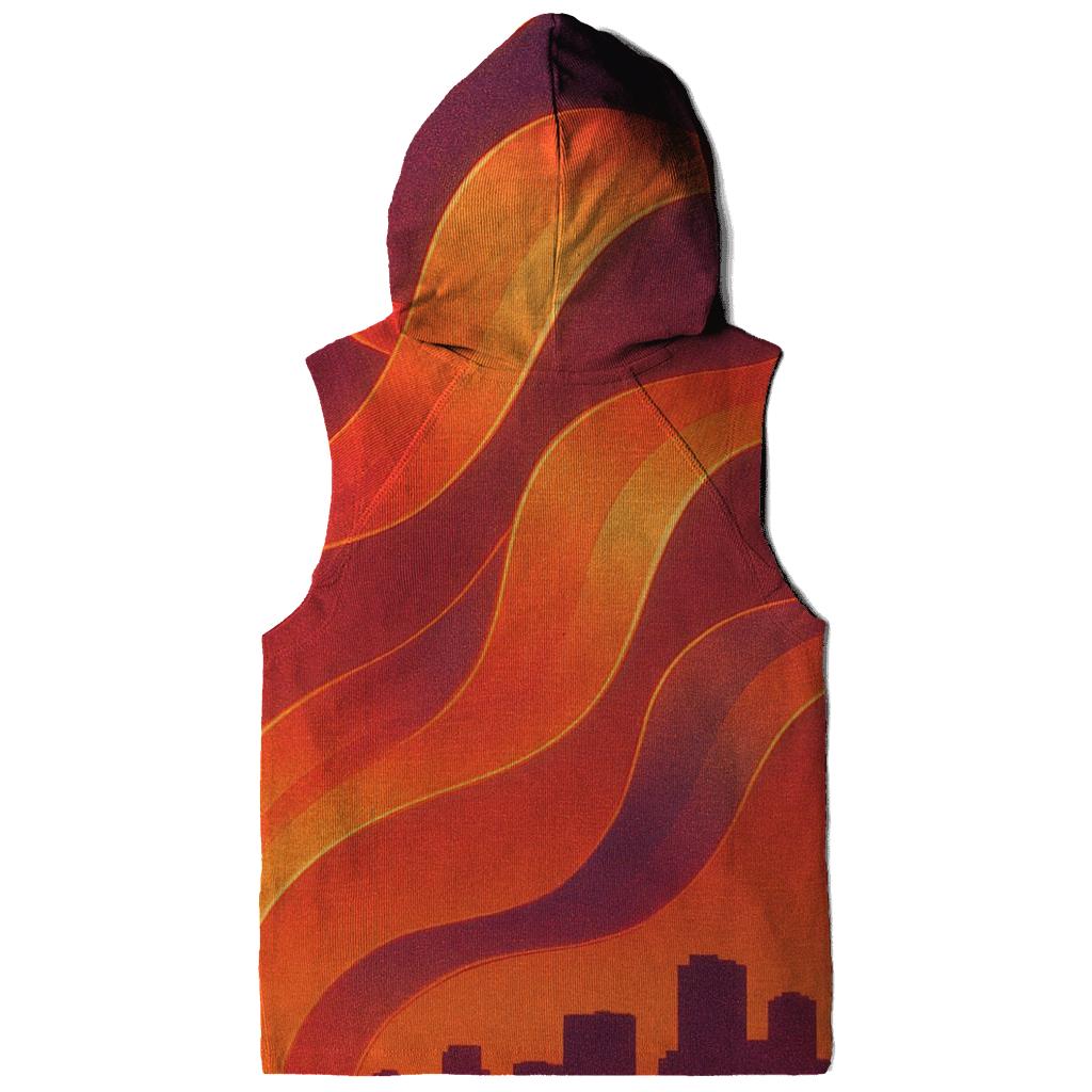 Velvet Sunset Ribbons embroidered hoodies