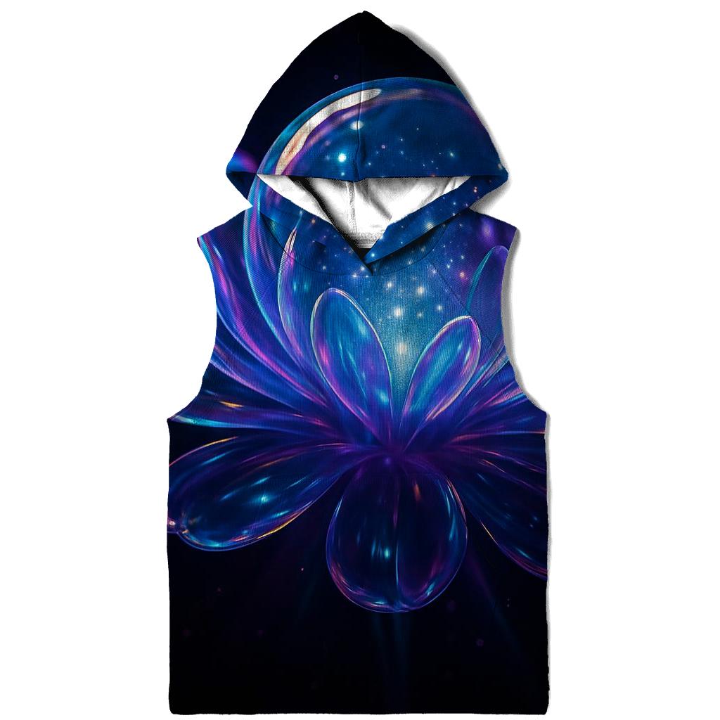 Iridescent Orb Bloom lightweight hoodies