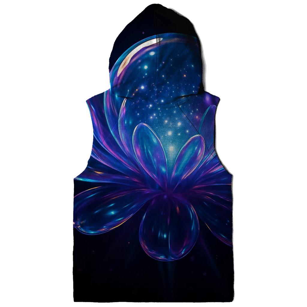 Iridescent Orb Bloom lightweight hoodies