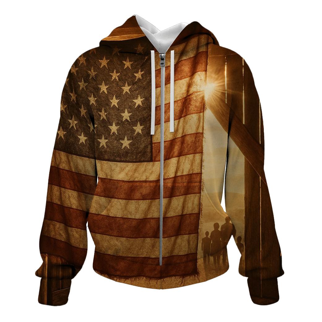 Rustic Reunion Banner hoodie trends