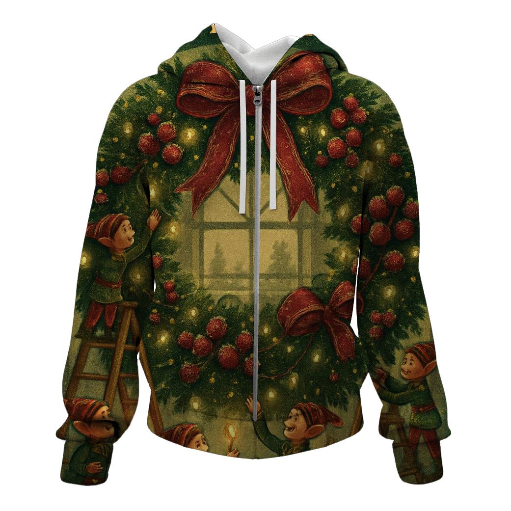 Wreath Workshop Wonder custom hoodies