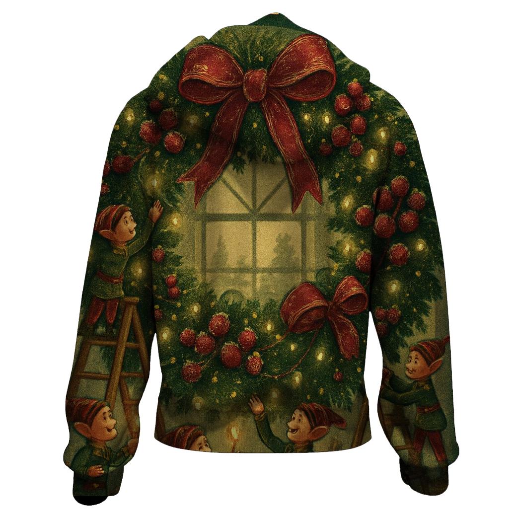 Wreath Workshop Wonder custom hoodies