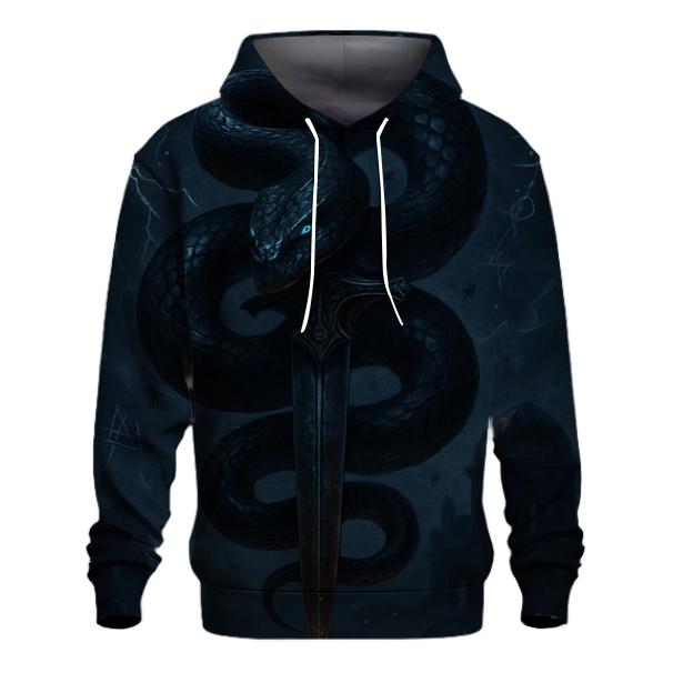 Serpent Dagger Constellation embroidered hoodies
