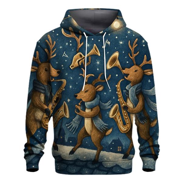 Reindeer Jazz Night hoodies fashion