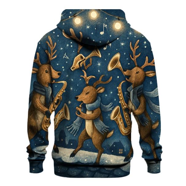 Reindeer Jazz Night hoodies fashion
