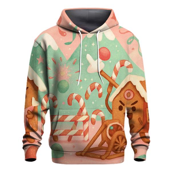 Gingerbread Village Riot hoodie designs