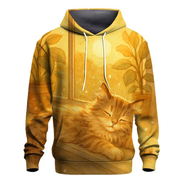 Sunbeam Window Catnap embroidered hoodies