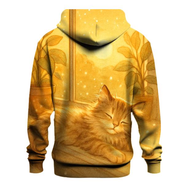 Sunbeam Window Catnap embroidered hoodies