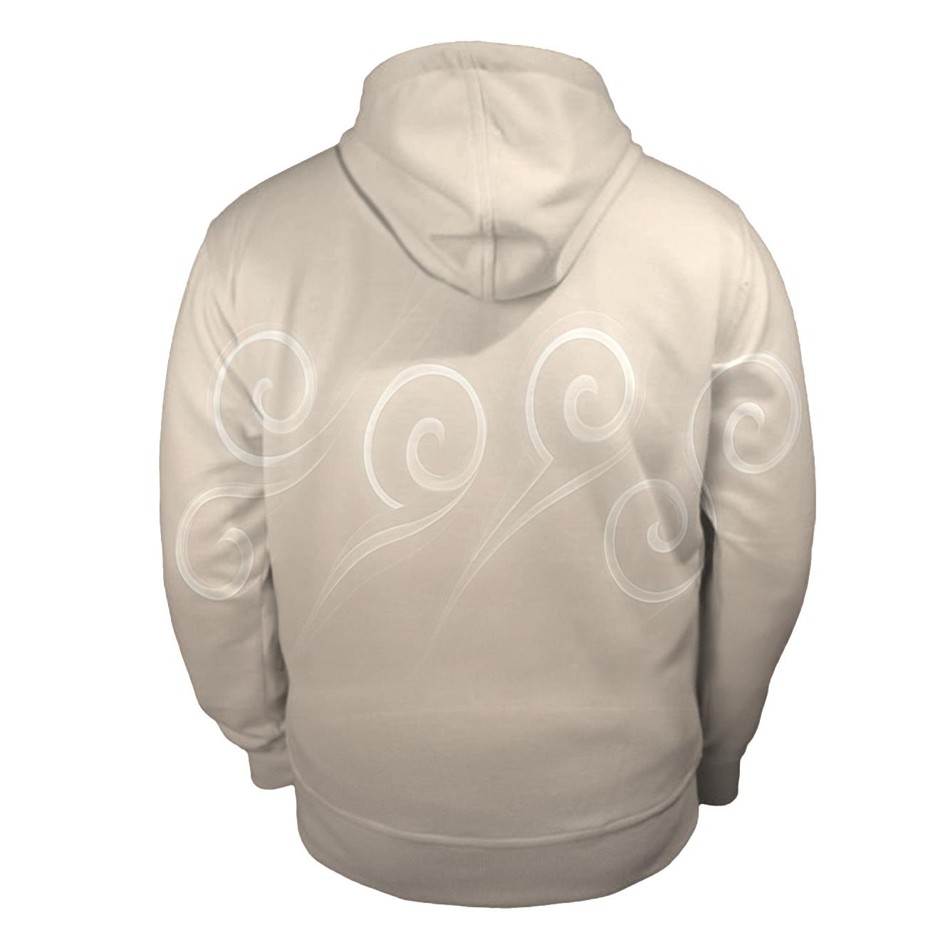 Gradient Wind Glyphs graphic hoodies