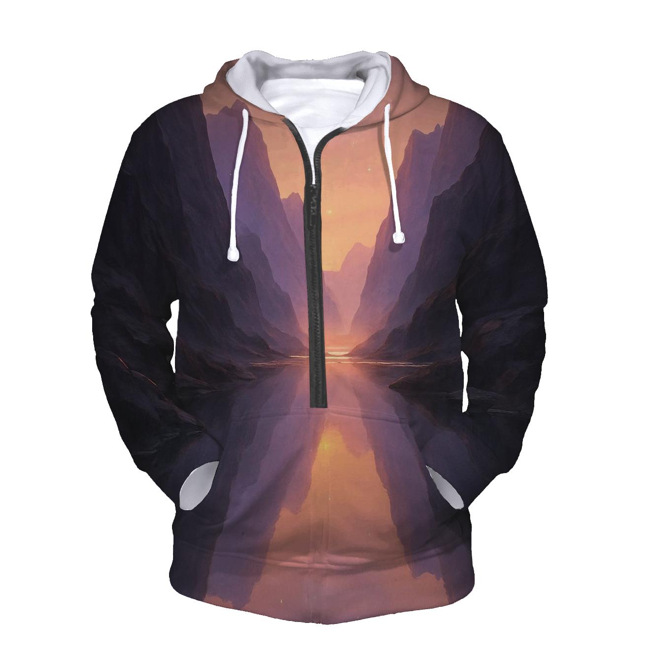 Lavender Mirror Passage hoodies fashion