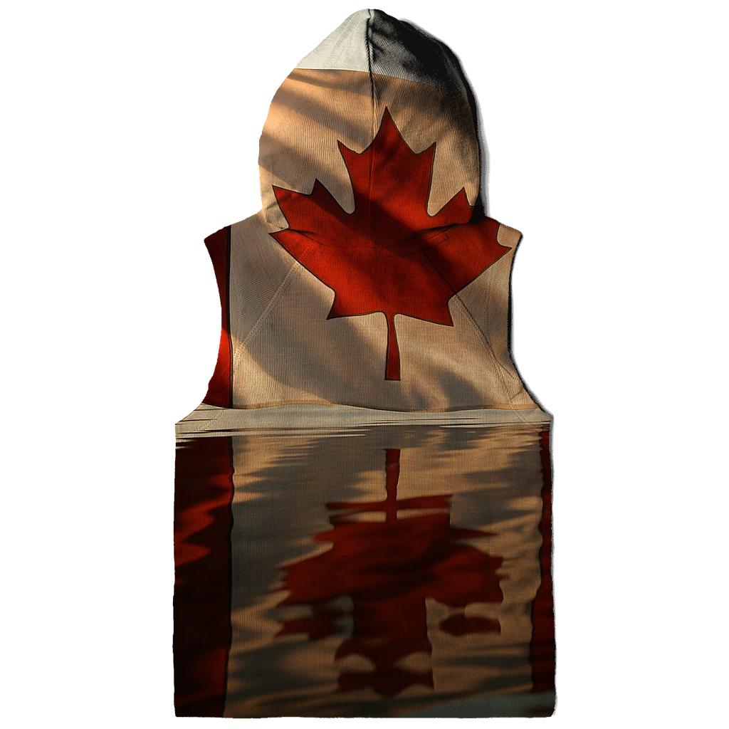 Canada Maple Reflection embroidered hoodies