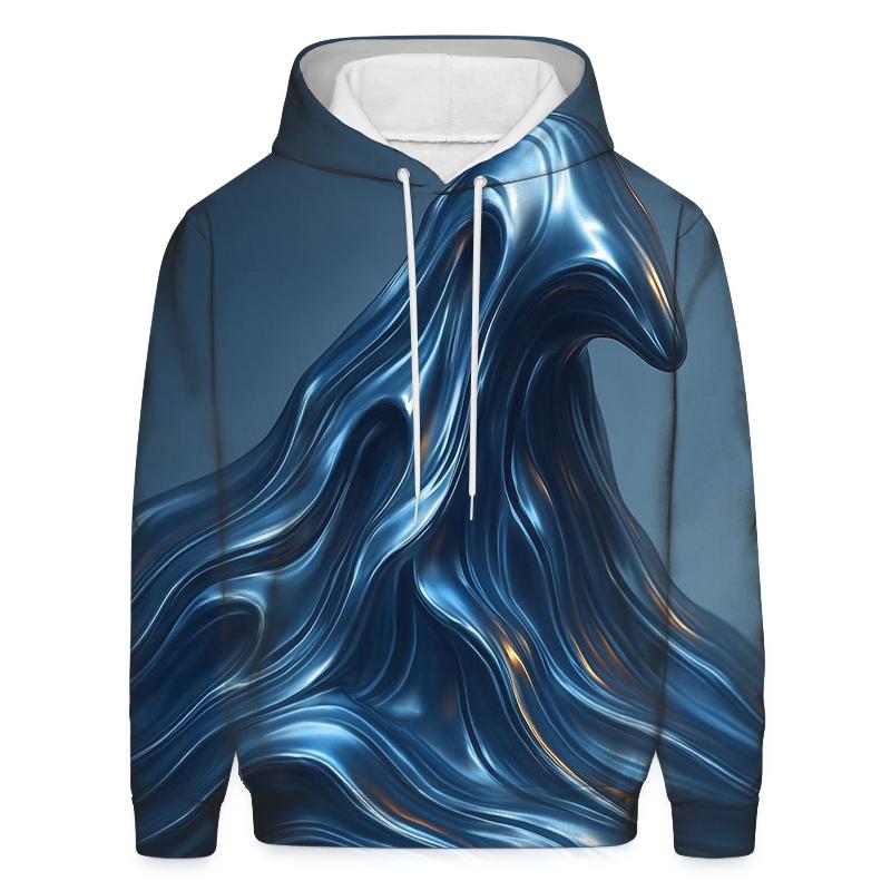 Liquid Metal Mountain pullover hoodies