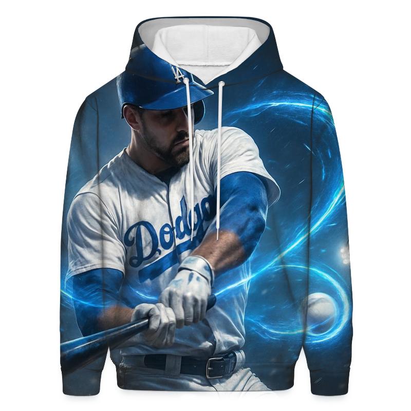 Blue Energy Swing graphic hoodies