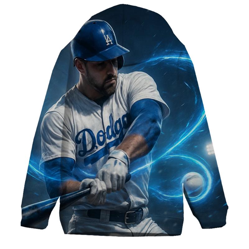 Blue Energy Swing graphic hoodies