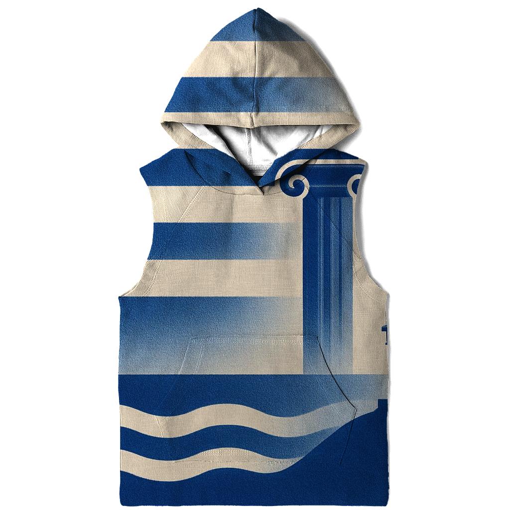 Greece Classical Geometry premium hoodies