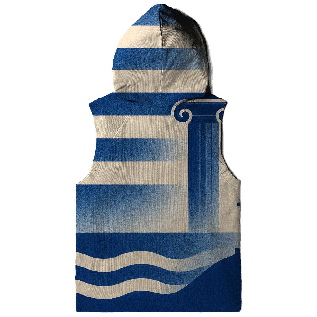 Greece Classical Geometry premium hoodies