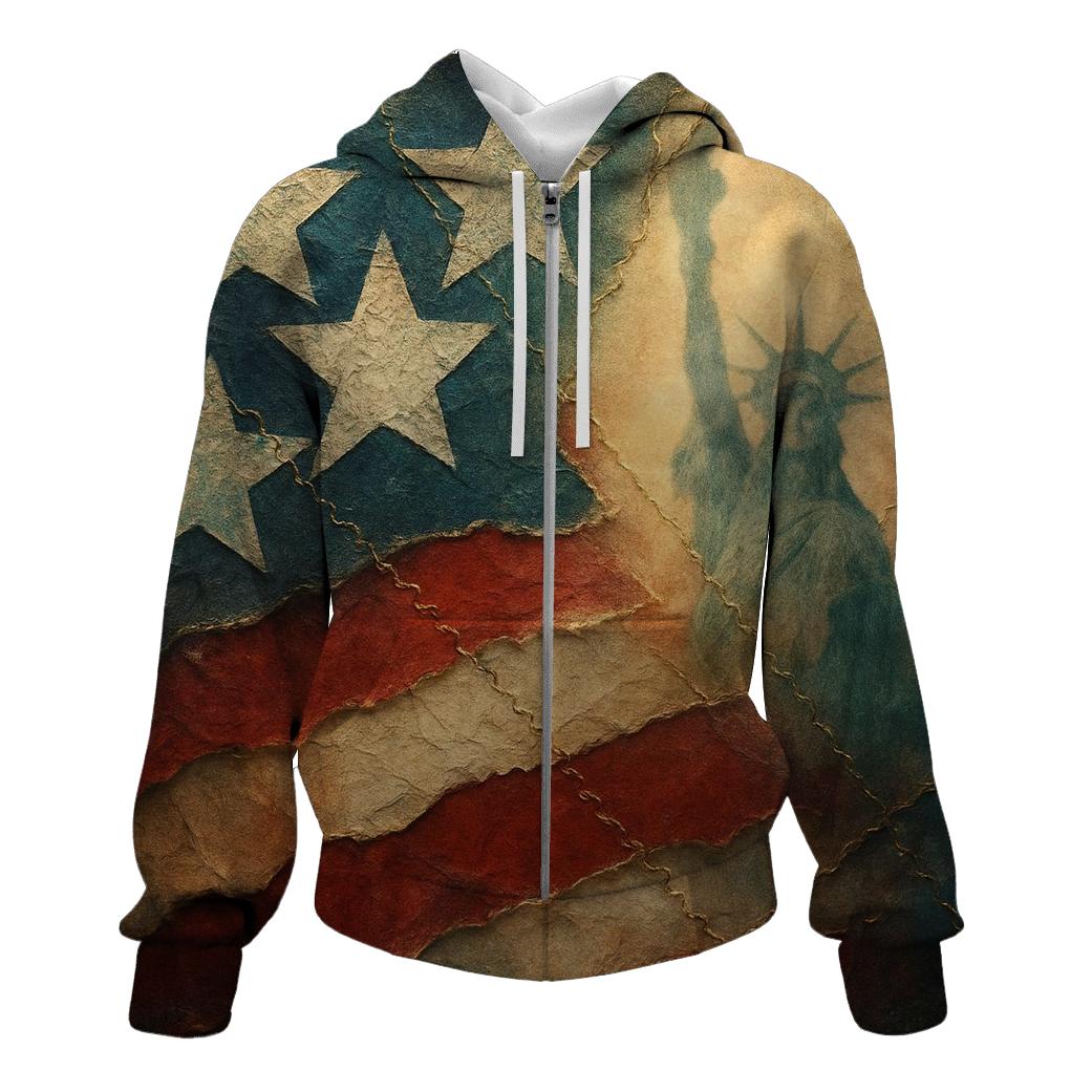 Liberty Wave Collage hoodie trends