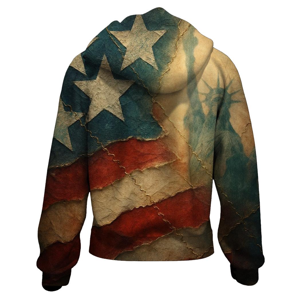 Liberty Wave Collage hoodie trends