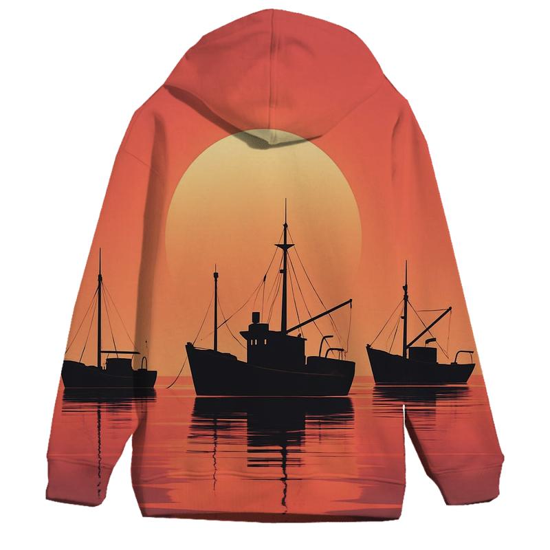Crimson Harbor Echo hoodie designs