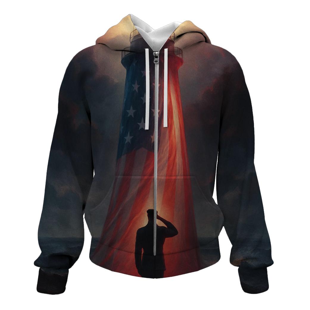 Beacon Of Sacrifice printed hoodies