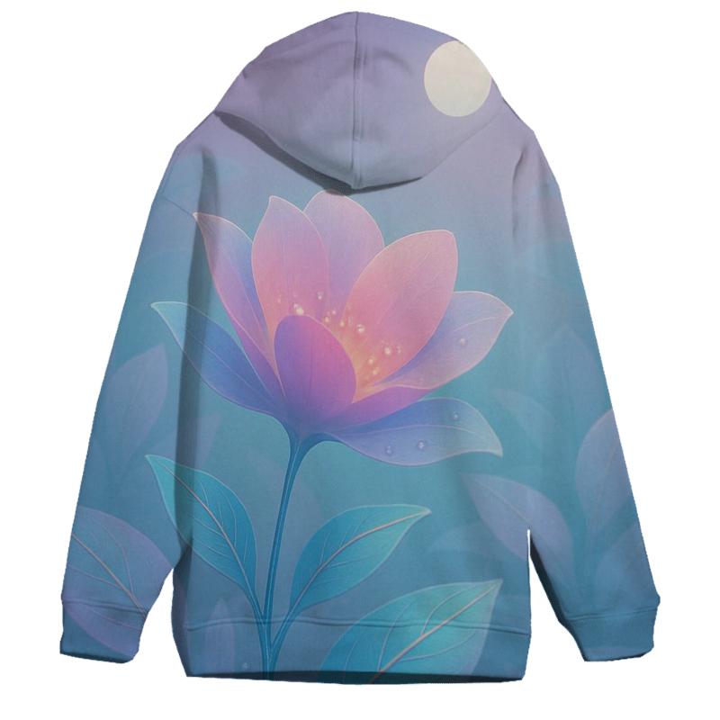 Moonlit Gradient Gardens lightweight hoodies