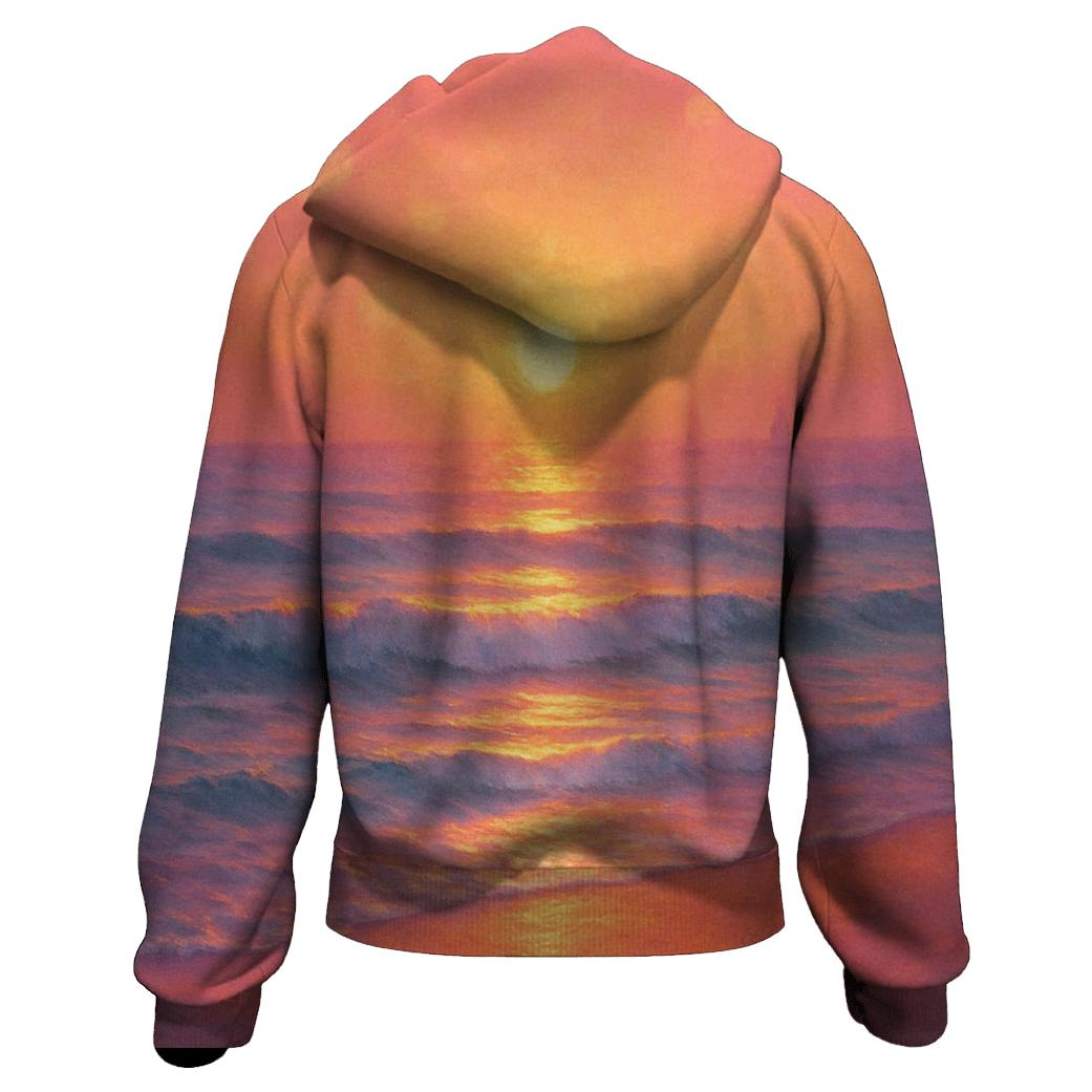 Coral Horizon Drift designer hoodies