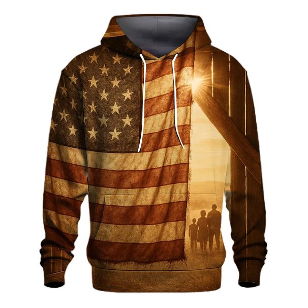 Rustic Reunion Banner designer hoodies