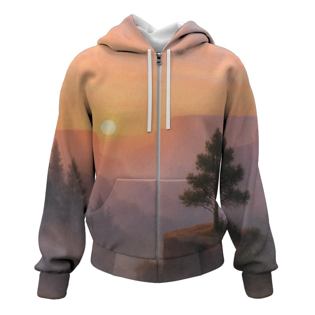 Peach Plateau Solace premium hoodies