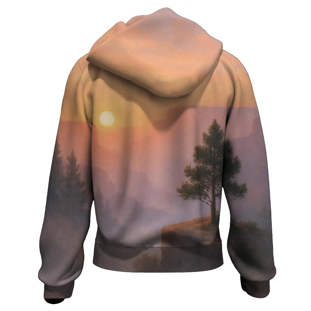 Peach Plateau Solace premium hoodies
